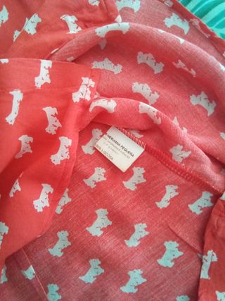 Camisa sin mangas talla L."mi hermana pequeña"