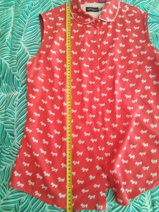 Camisa sin mangas talla L."mi hermana pequeña"