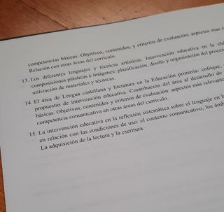 Temario oposiciones primaria Magister