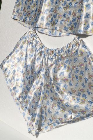 Pijama de verano, satinado.