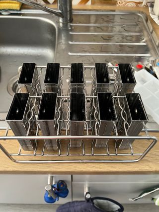 Molde de inox para hacer helados