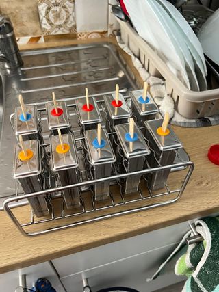 Molde de inox para hacer helados