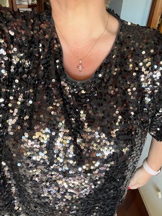 blusa lentejuelas tallas grandes 
