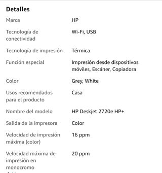 Nueva. Impresora Multifunción HPDeskJet 2720e