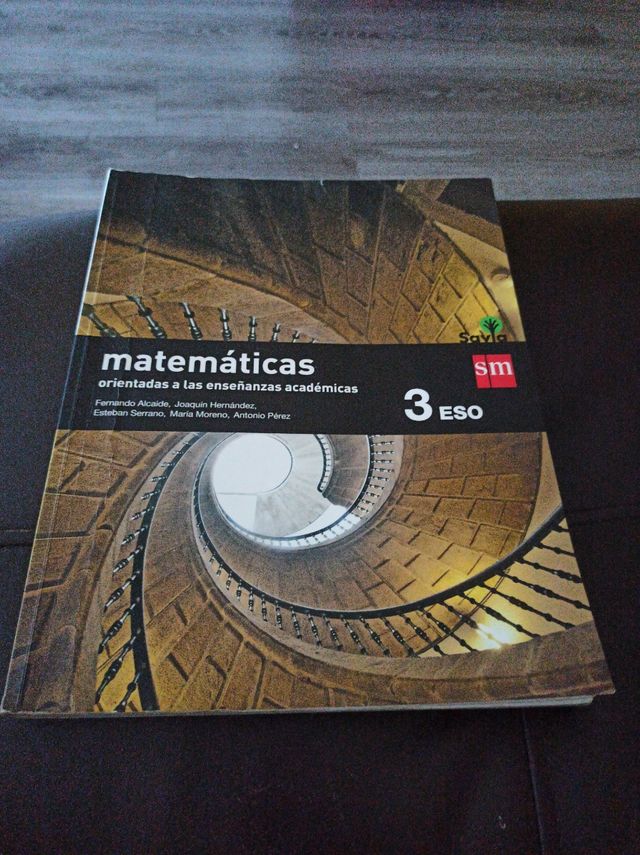 LIBRO MATEMÁTICAS 3°ESO