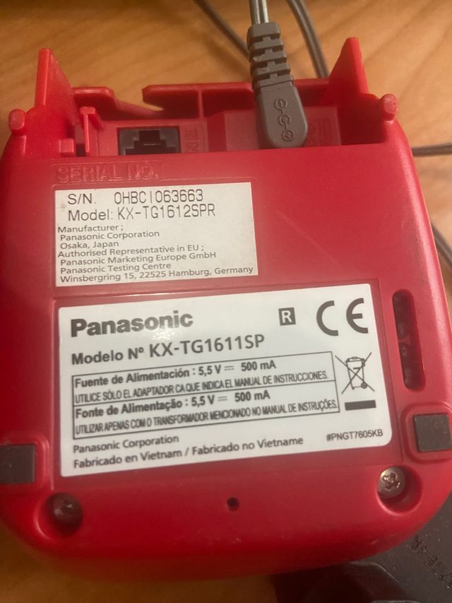Teléfono inhalambrico Panasonic Dual