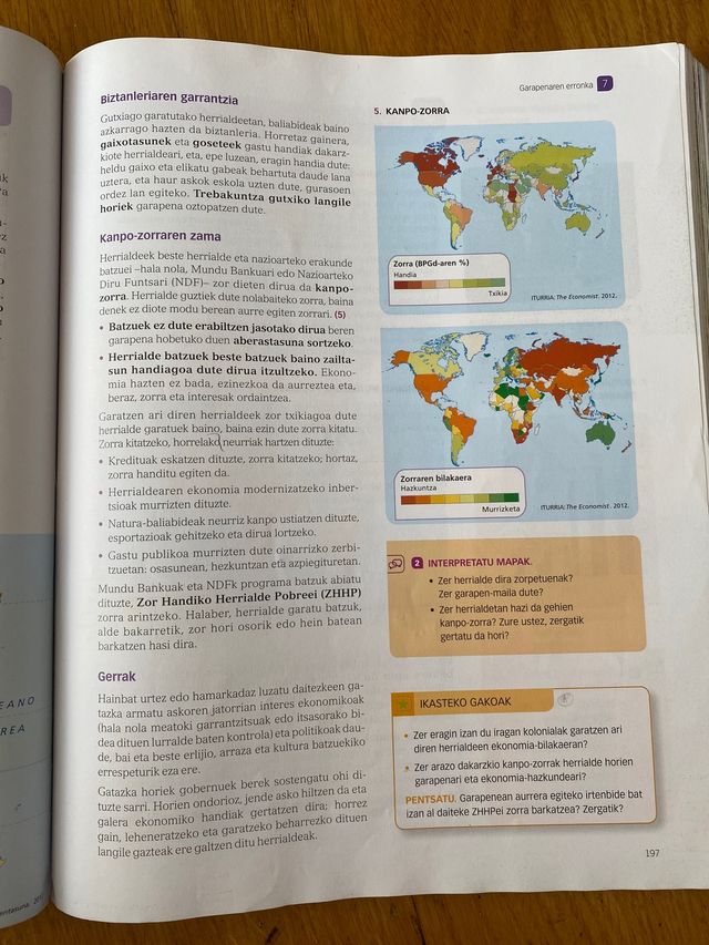Geografia eta Historia, 3DBH