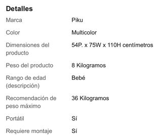 TRONA BEBÉ UNISEX APENAS USADA