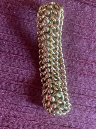 expectacular pulsera de oro de 18k