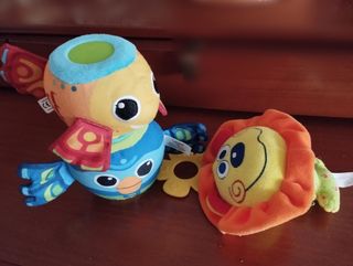 Lote Tótem Lamaze y peluche bebé León vibrador 