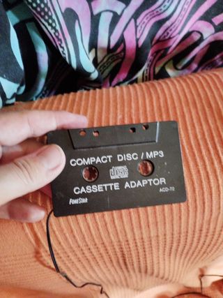 Adaptador mp3 radiocassette