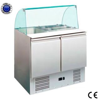 📢 MESA REFRIGERADA DE PREPARACION CON CUBETAS 📢