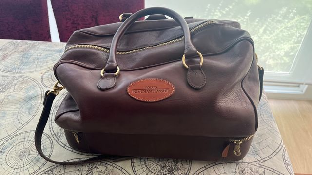Bolsa de piel de viaje