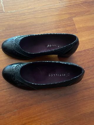 Zapatos tacón negros