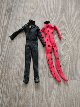 Lote ropa miraculous ladybug y cat noir