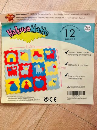 Alfombra infantil format puzzle