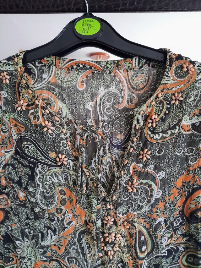 Vestido,camisola o tunica playera talla 36-38.