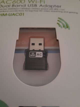 cargador + adaptador wifi