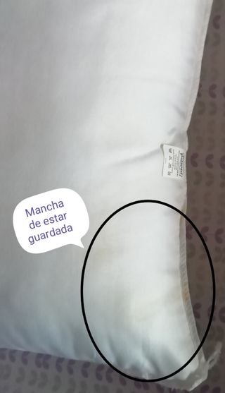 Dos almohadas para cama de 90.