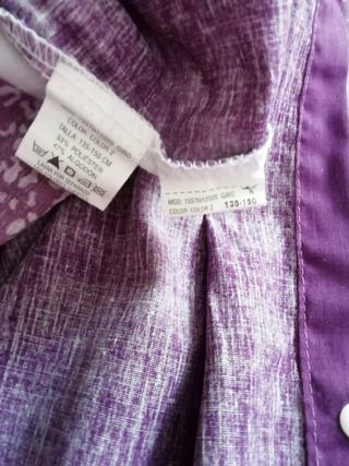 Funda nórdica tonos morados + funda almohadones