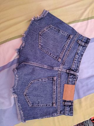 Short tejano ZARA