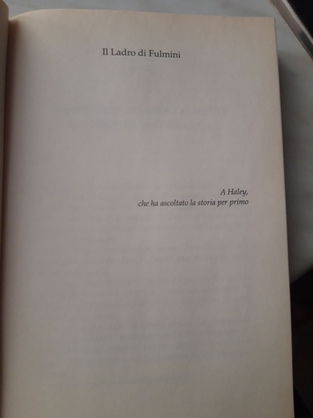 Il ladro di fulmini. Percy Jackson