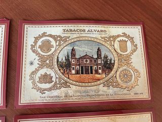 Láminas sobre vitolas Alvaro