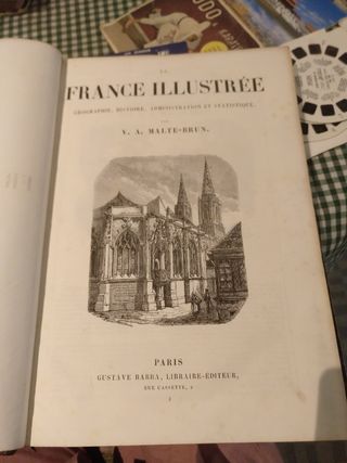 Lote 6 Grabados Bastille 1844 África 1875...u