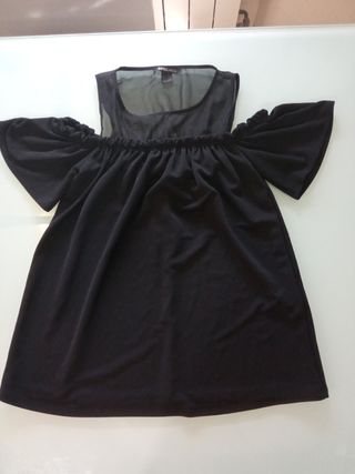 Blusa de manga corta - tirantes