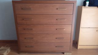 Conjunto dormitorio mesitas de noche y comoda