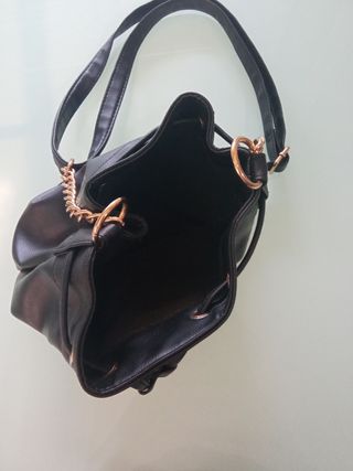 Bolso efecto cuero 