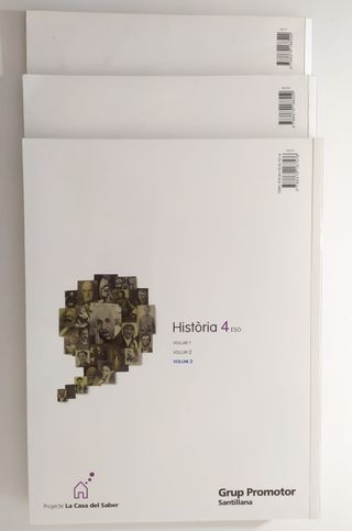 Historia 4 Secundaria Catalán 3 volumenes 