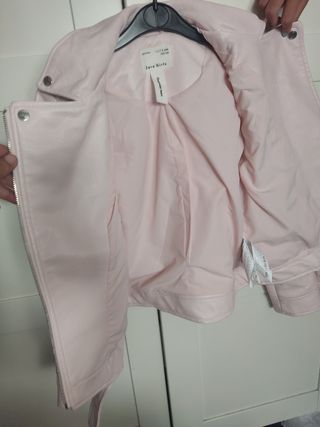 Cazadora de cuero niña