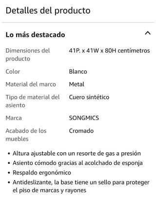 Taburetes regulables