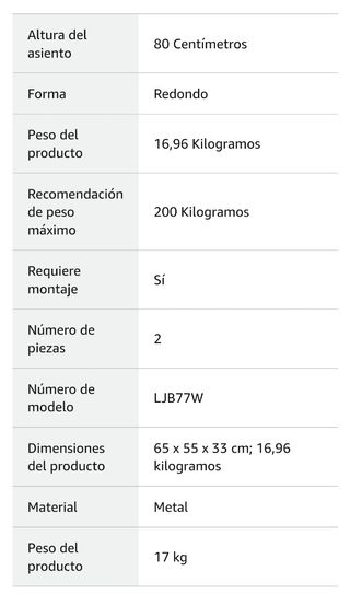 Taburetes regulables