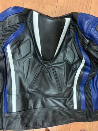 Mono de moto cuero 2 piezas