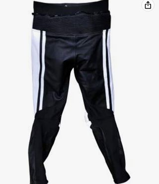 Mono de moto cuero 2 piezas