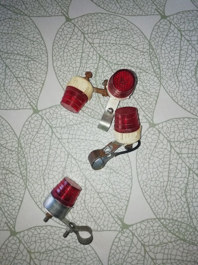 Piloto trasero vintage bicicleta