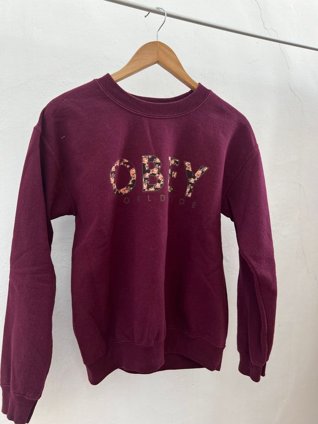 Sweatshirt cor Obey roxo