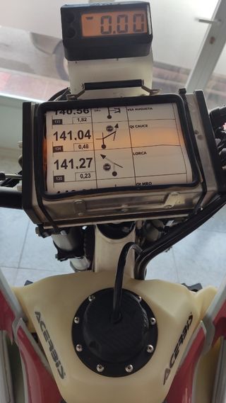 Sistema navegación rallye raid roadbook