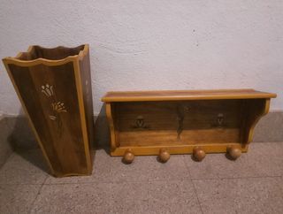 Perchero y paragüero