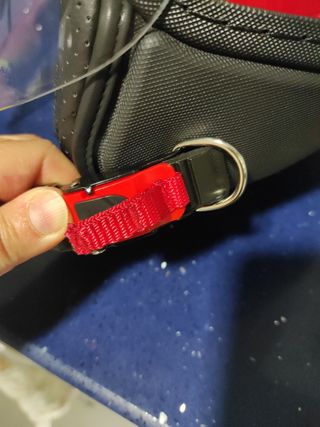 Casco moto Piaggio, rojo, mujer, sin estrenar.