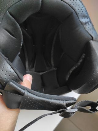 Casco moto Piaggio, rojo, mujer, sin estrenar.