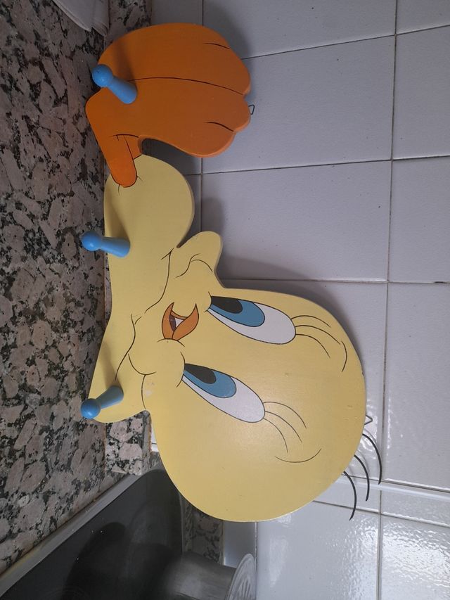 percha pato para niño