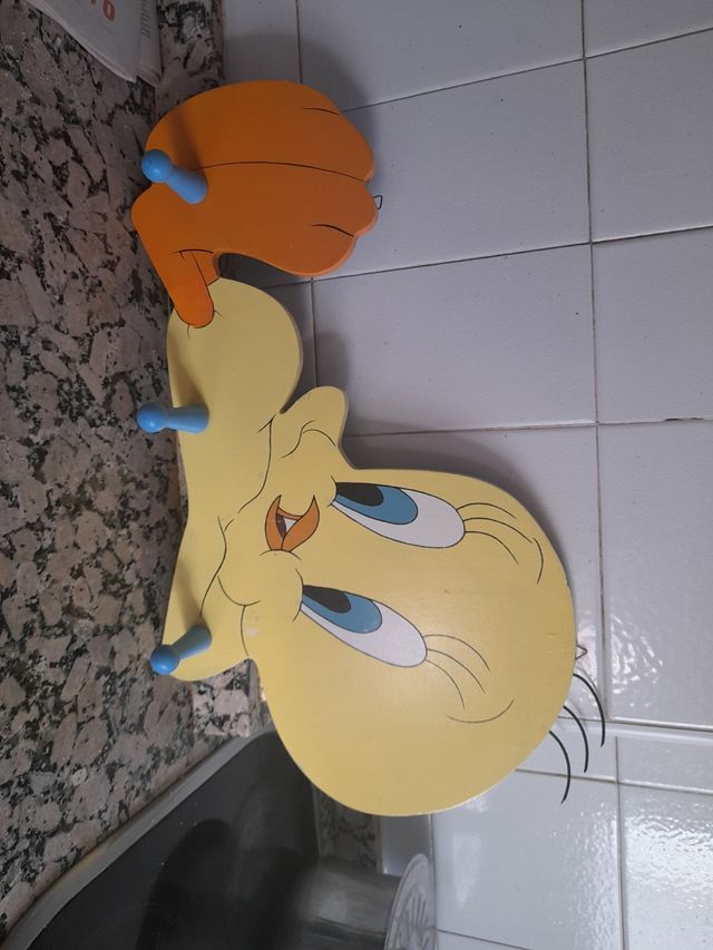 percha pato para niño