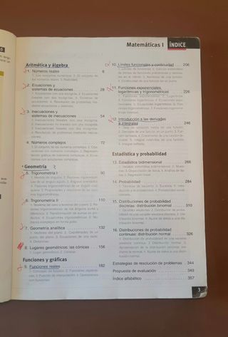 Matemáticas primero bachillerato