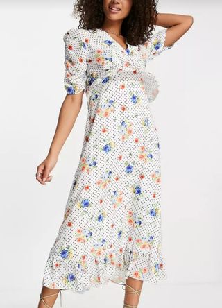 Vestido midi a estrenar ASOS sawsen