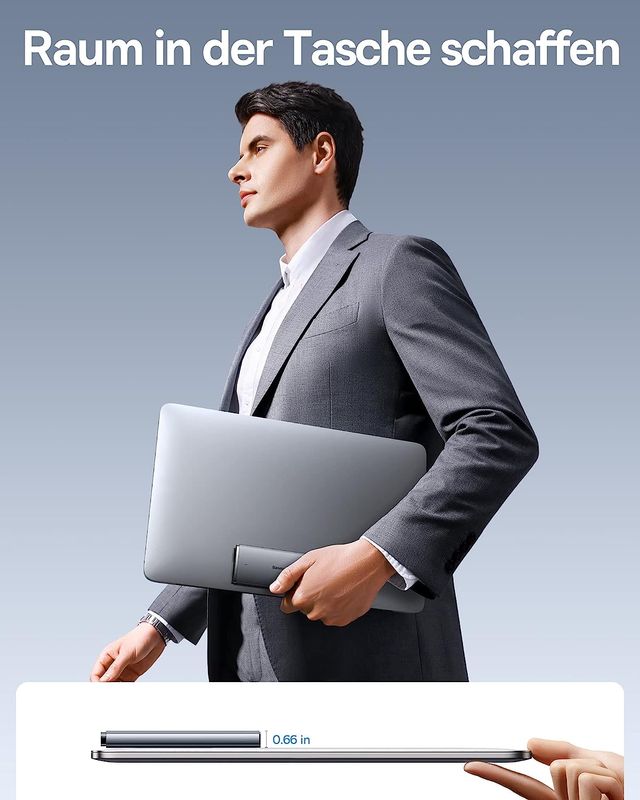 Cargador USB C 65W ultradelgado 