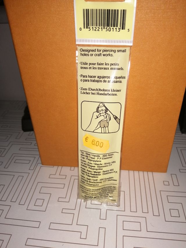 clover punzon de sastre derecho