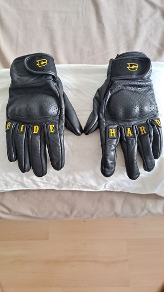 Guantes moto piel